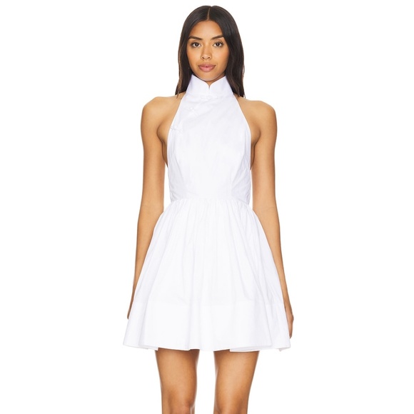 SAU LEE Hilly Dress in White